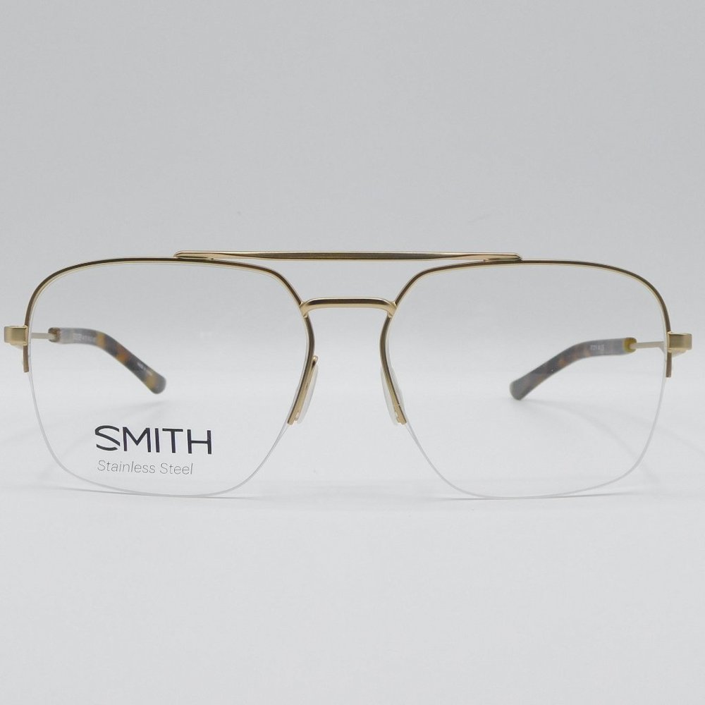 BRAND NEW SMITH OPTICS SIDESTEP AOZ MATTE GOLD UNISEX EYEGLASSES FRAME 5… - Picture 2 of 9